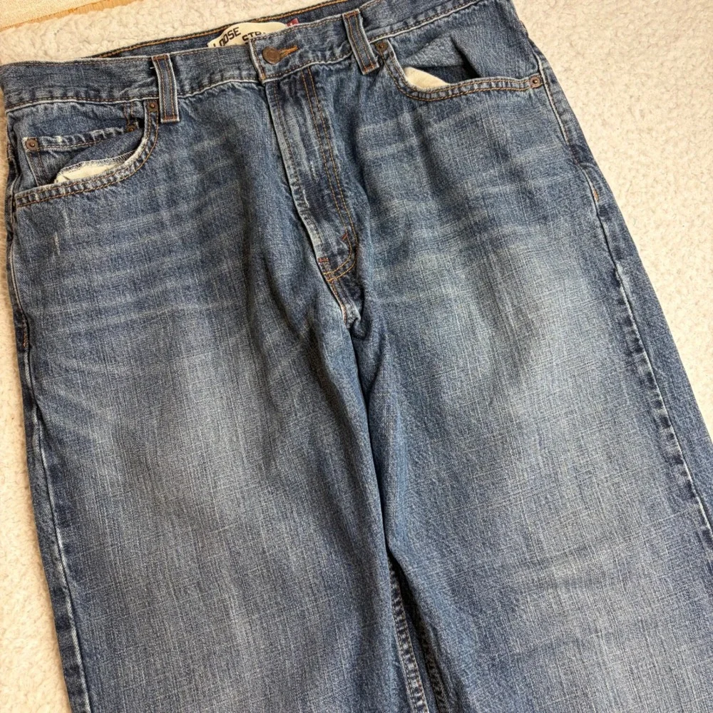 Levis 569 Loose Straight Leg Jeans Mens 36x32 (36x30) Blue Denim Baggy
